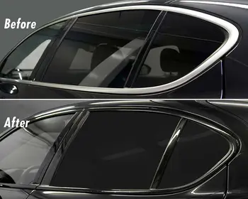 Lesklá černá vinylová fólie na auto, fólie na obložení oken a dveří, ochranná fólie 3/5/7/10 cm 10 nejlepší prodej Tuning Golfu 4 - №2