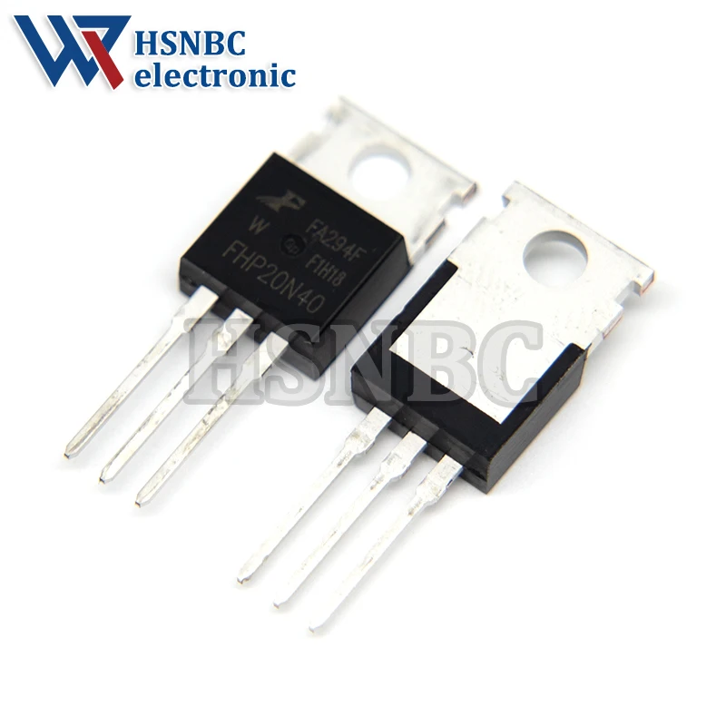 10PCS FHP20N40W 20N40 FHP20N40 TO-220 20A 400V N-channel Power MOSFET Transistor 100% New Original