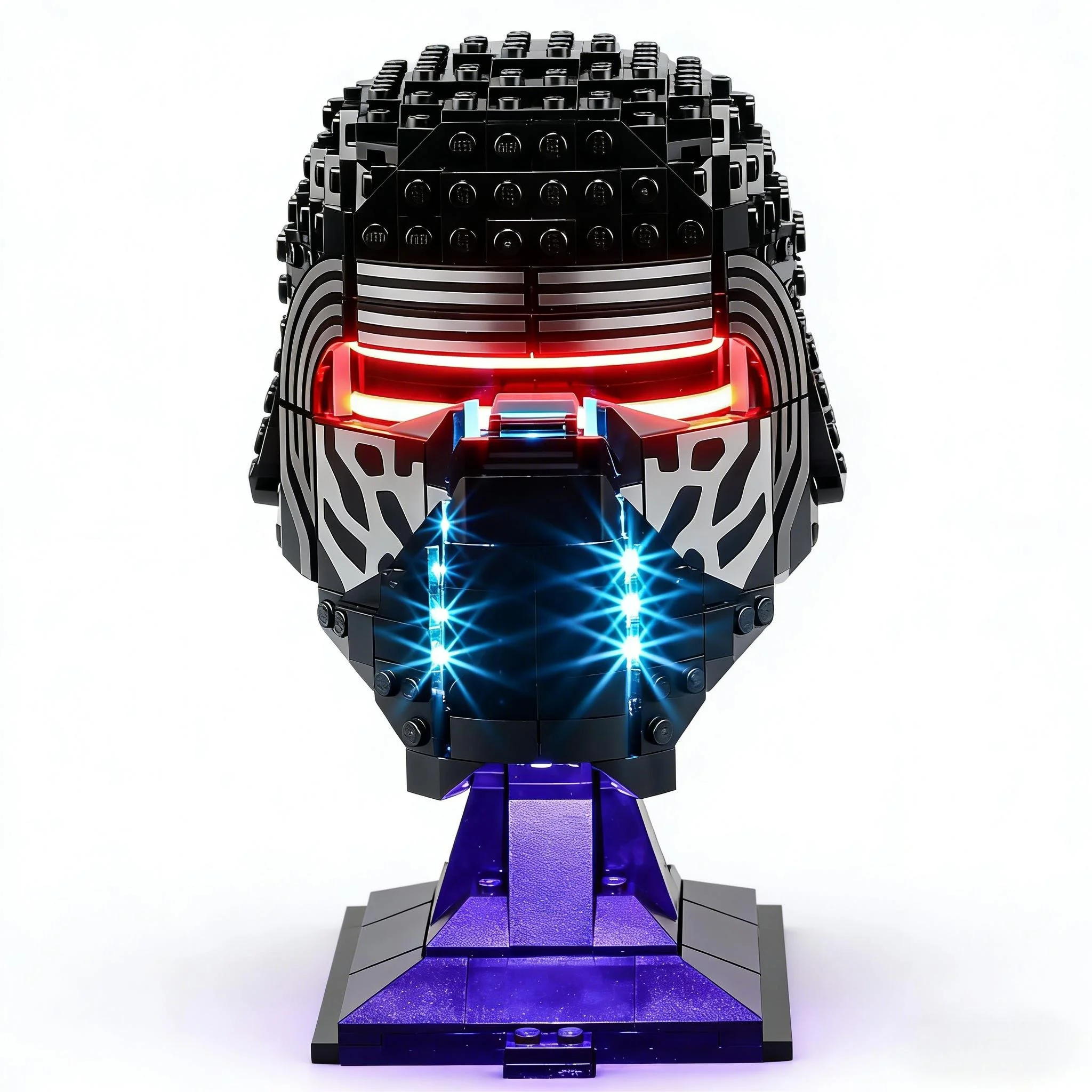 (Alleen LED-licht zonder stenen) 75415 Kylo Ren-helmideeën (exclusief bouwstenen kits sets model)