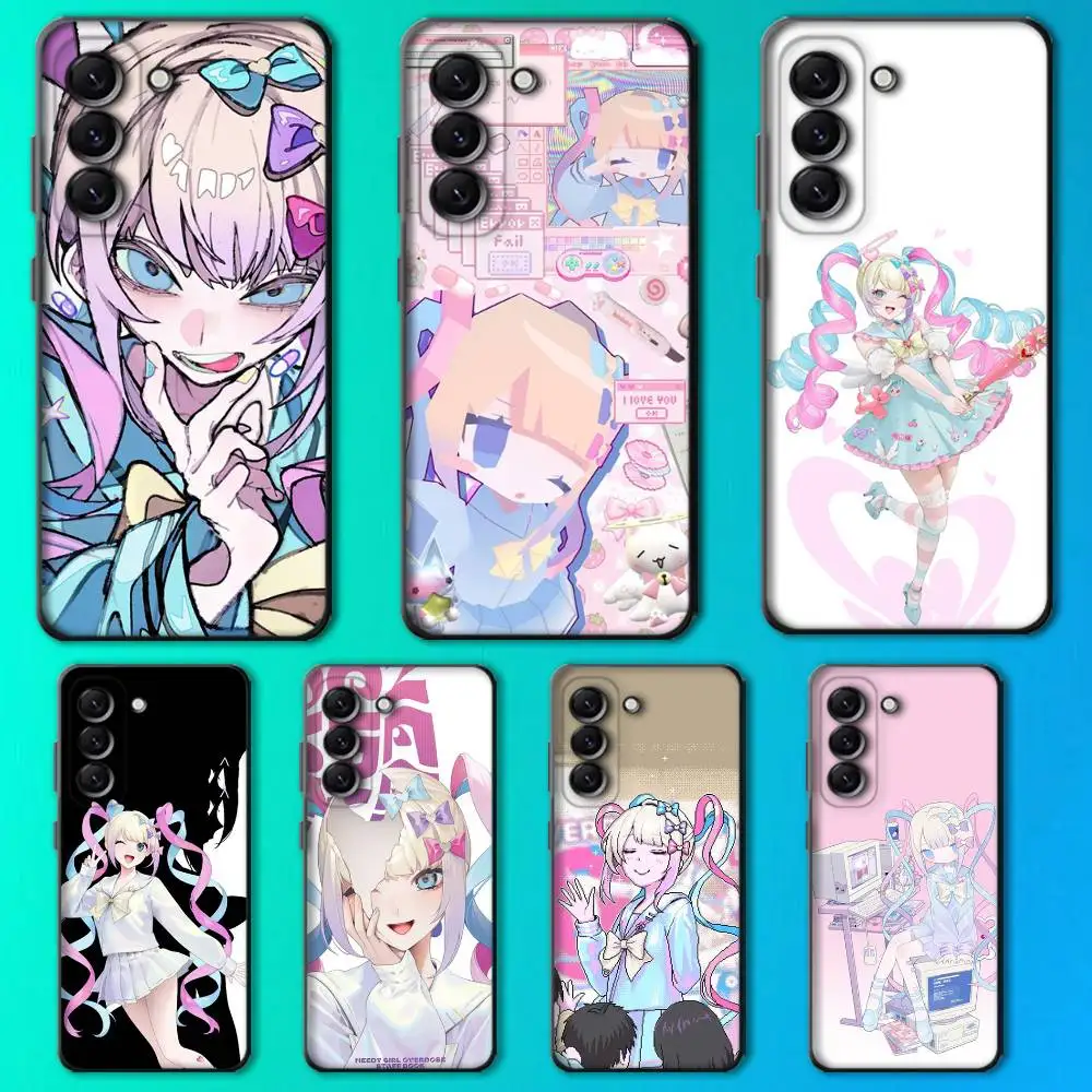

Needy Girl Streamer Overload Phone Case For Samsung Galaxy A13,A21s,A22,A31,A32,A52,A53,A71,A80,Soft Black Shell