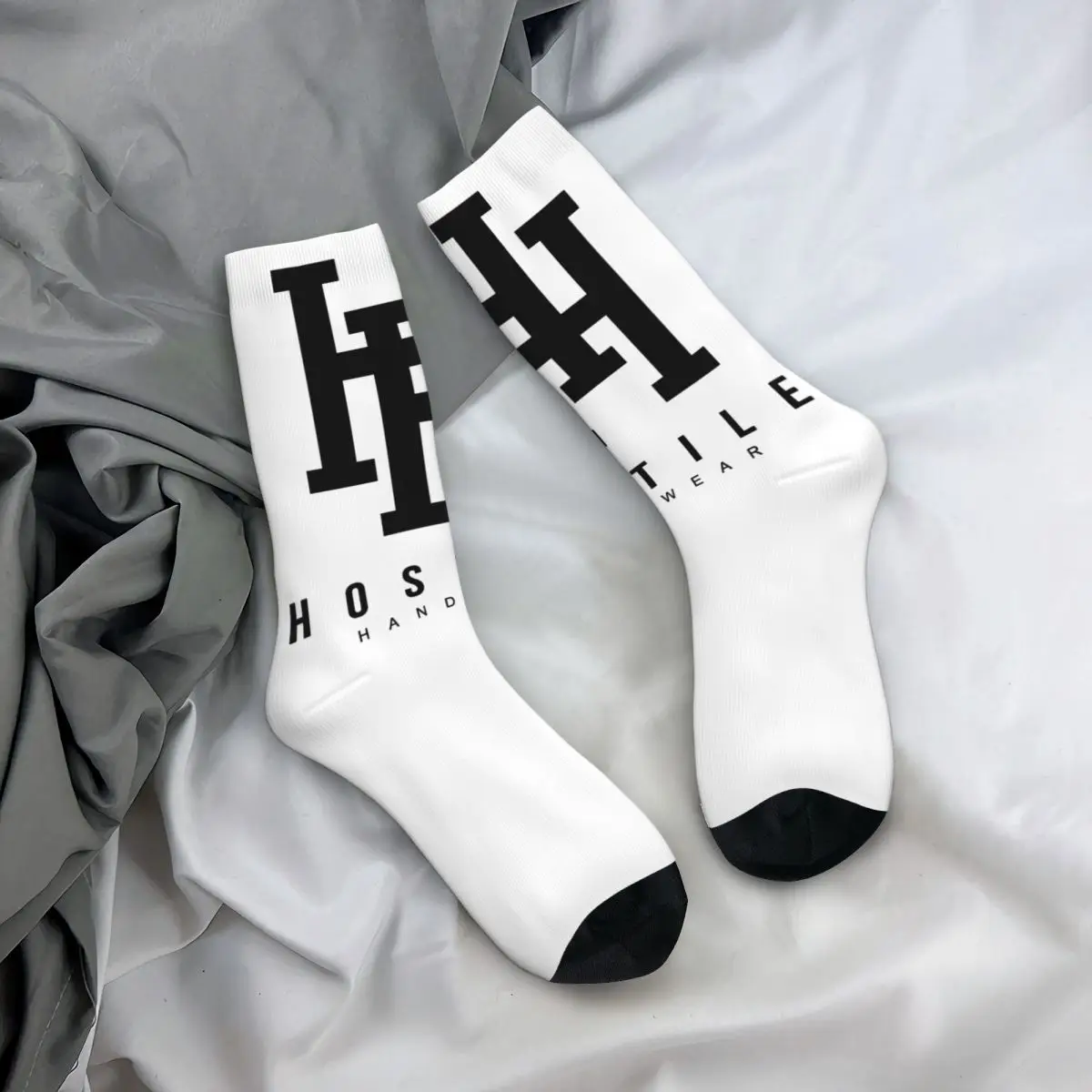 Hosstile cosy Unisex Socks,Cycling Happy 3D printing Socks,Street Style Crazy Sock