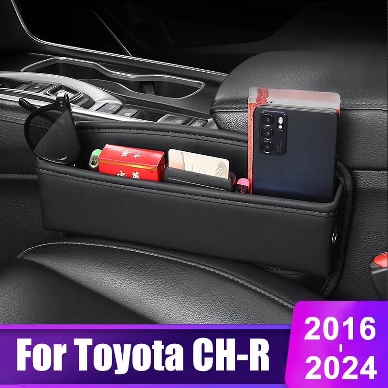 

For Toyota CHR C-HR 2016 2017 2018 2019 2020 2021 2022 2023 2024 Seat Slit Gap Pocket Seat Storage Box Cup Holder Accessories