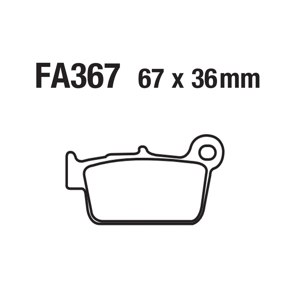 USERX Motorrad Scheibenbremsbeläge für FA367 FANTIC GAS GAS KAWASAKI SHERCO SUZUKI TM Racing Zero KX250