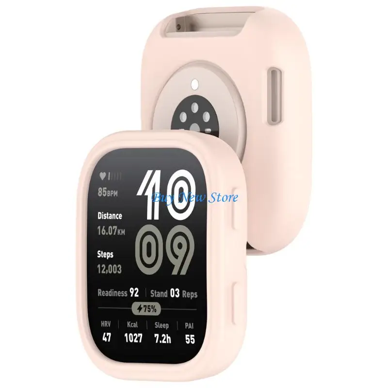 

20CE Protector Cover Shell for Bip 6 Smartwatch Soft Flexible Silicone Case Bumper Frame Housing Easy Installation