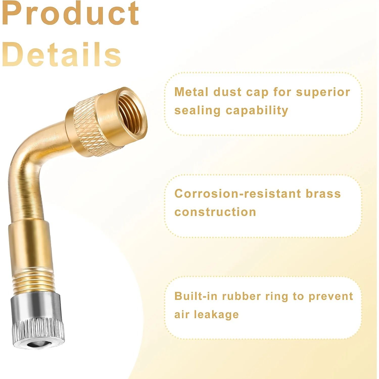 3 قطعة قافلة قضيب صمام الإطارات موسع الجبهة الخلفية الإطارات التضخم تمديد قضبان 45 ° /90 ° /135 °   زوايا للدراجات النارية RV