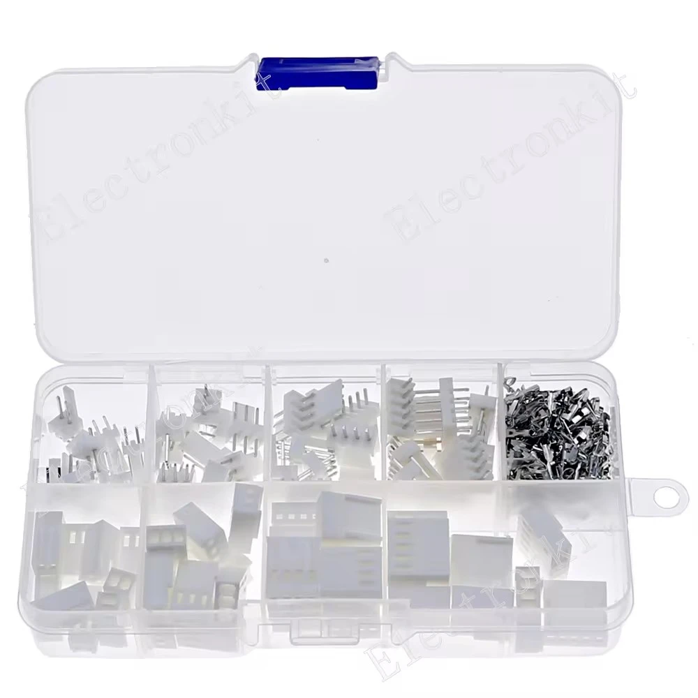 230PCS KF2510-2/3/4/5p male/female shell straight pin connector with terminal kit boxed