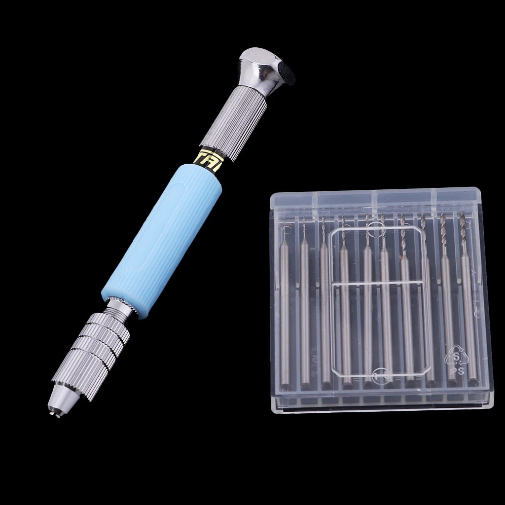 Durable Hand Drill Suit with Adjustable Pin Vise Twist for Electronic Assembly Projects