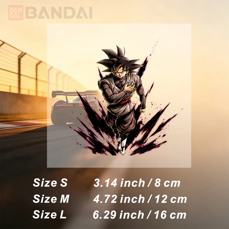 Anime Warrior Car Stickers Vinyl Decal Waterproof Die Cut Dynamic Manga Style for Car Window Bumper Motorcycle Laptop Auto Decor