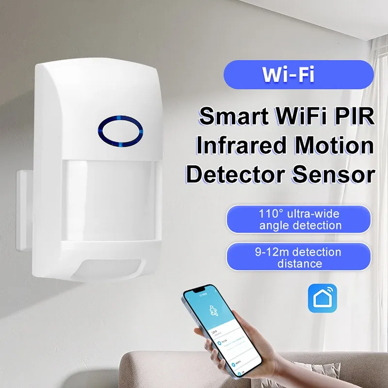 Tuya Smart WiFi PIR Infrared Motion Detector Sensor Alarm Human Body Sensor Smart Life Anti theft Wireless Home Security System