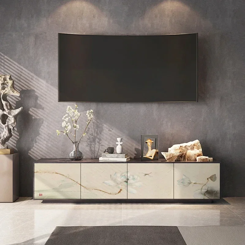 

Новый шкафчик для хранения вещей из массива дерева в китайском стиле с изображением лотоса в китайском стиле, встроенный пол