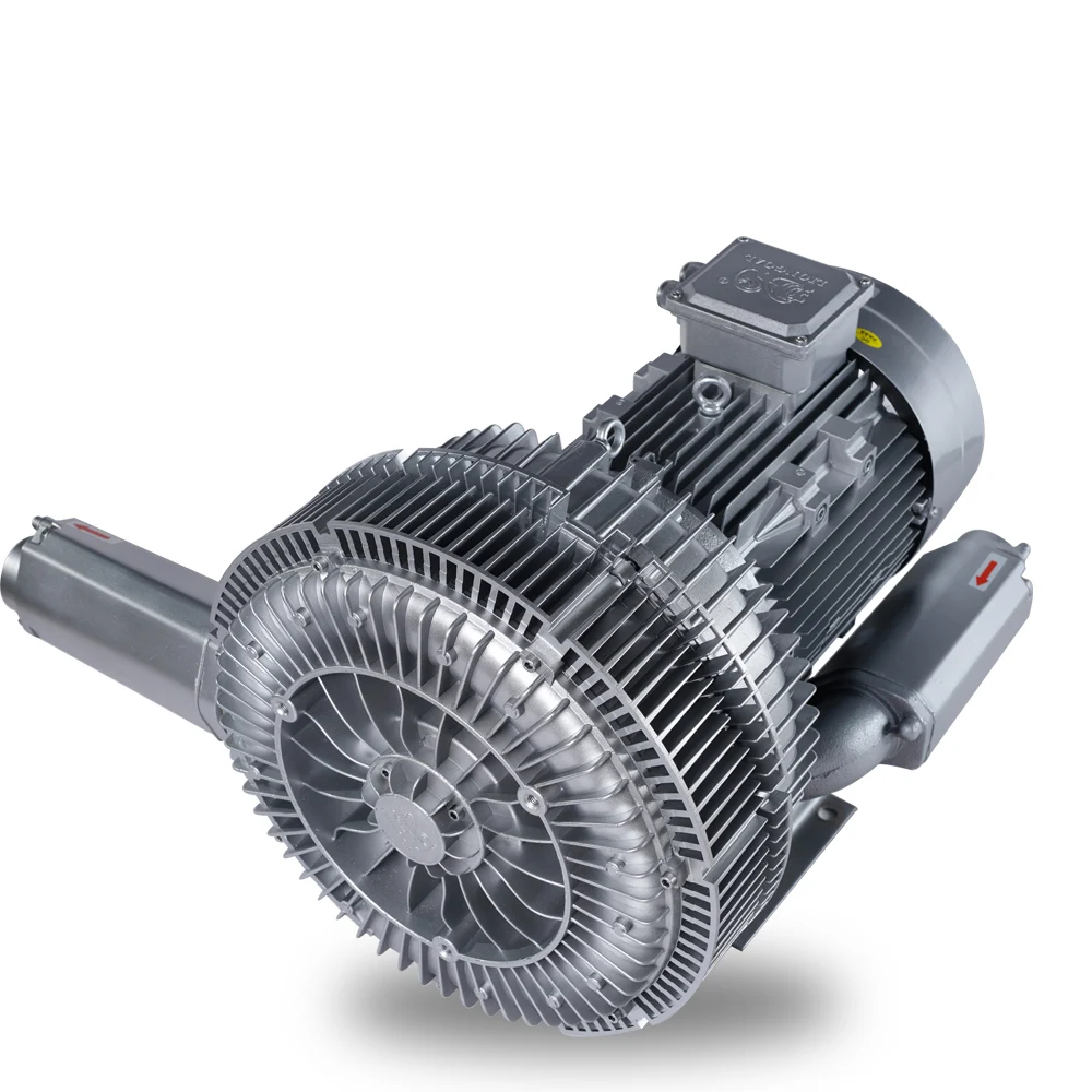 

10Hp 7.5kw two-stage three-phase industrial high pressure ring blower