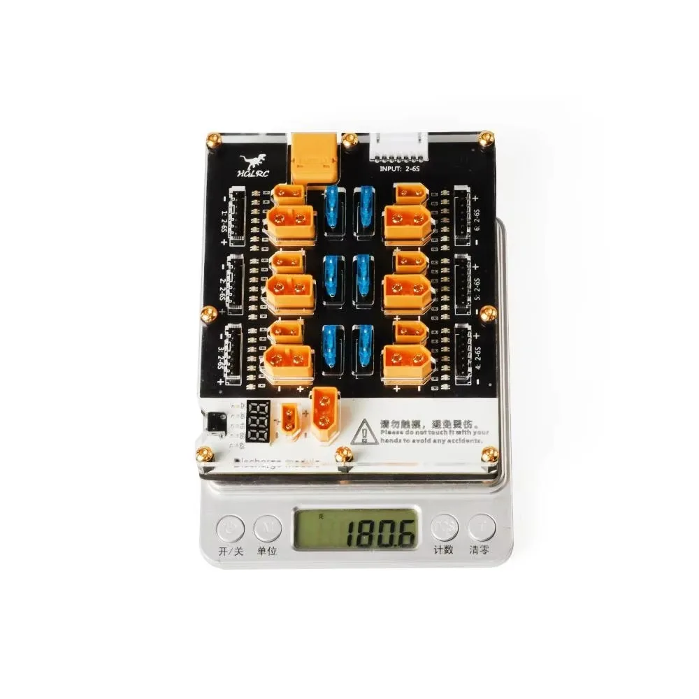 HGLRC Thor Pro 6 Port LIPO Balance Charger Board 40A XT60 XT30 Plug 2-6S LIPO Discharger for IMAX B6 ISDT Q6 Nano HOTA D6 Pro P6 view 5