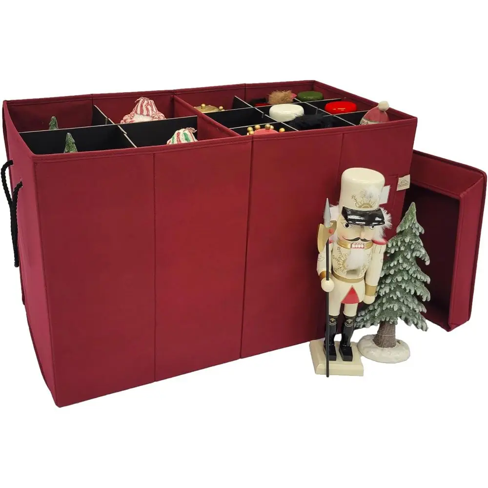 

Adjustable-Divider Nutcracker & Figurine Storage Box, 17 x 26 x 13.5 (SB-40062-VT)