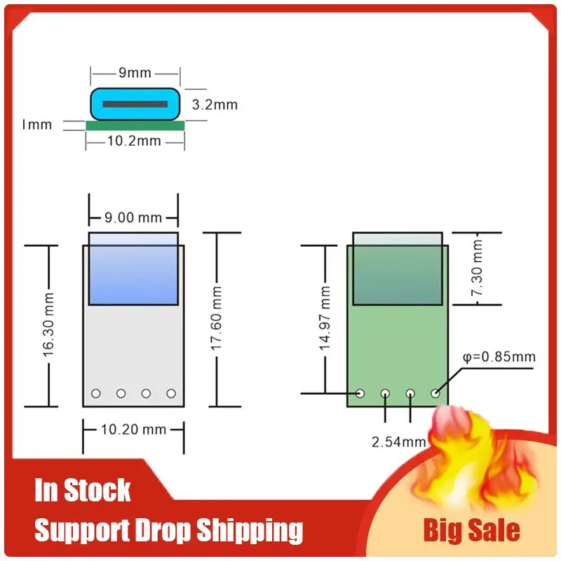 1 STKS PDC004-PD Decoy Module PD23.0 Naar DC DC Trigger Verlengkabel Type-C PD Decoy (12 V)