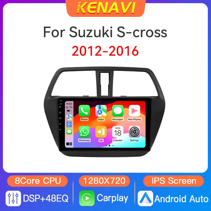 

2Din Android Car Stereo Radio Multimedia Video Player For Suzuki SX4 2 S-Cross 2012-2016 GPS RDS Wireless Carplay Auto Head Unit