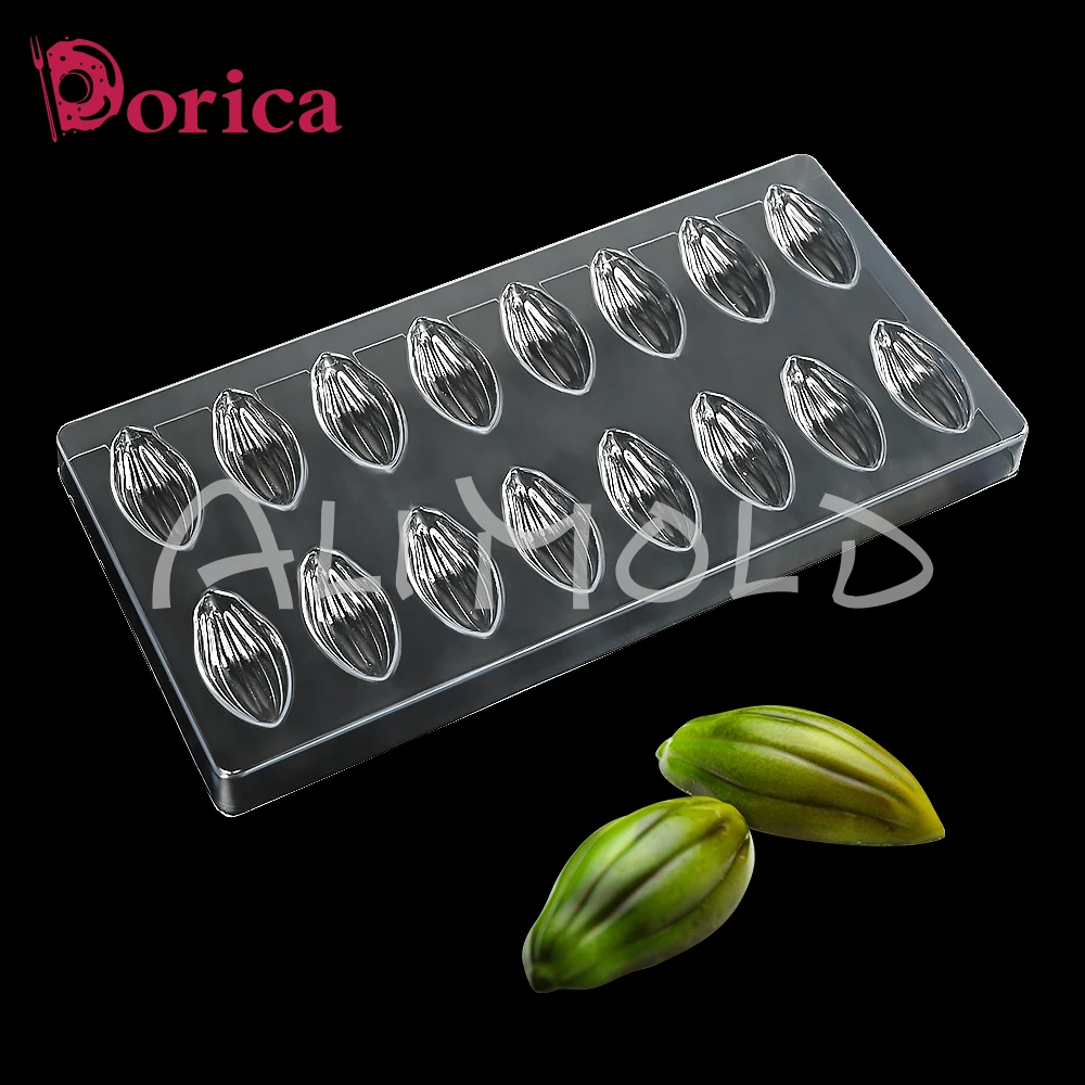 Olive Shape Chocolate Mold Plastic Mould DIY Bonbons Buttercream Candy Cake Decorating Tools Kitchen Pastry Bakeware Accessories