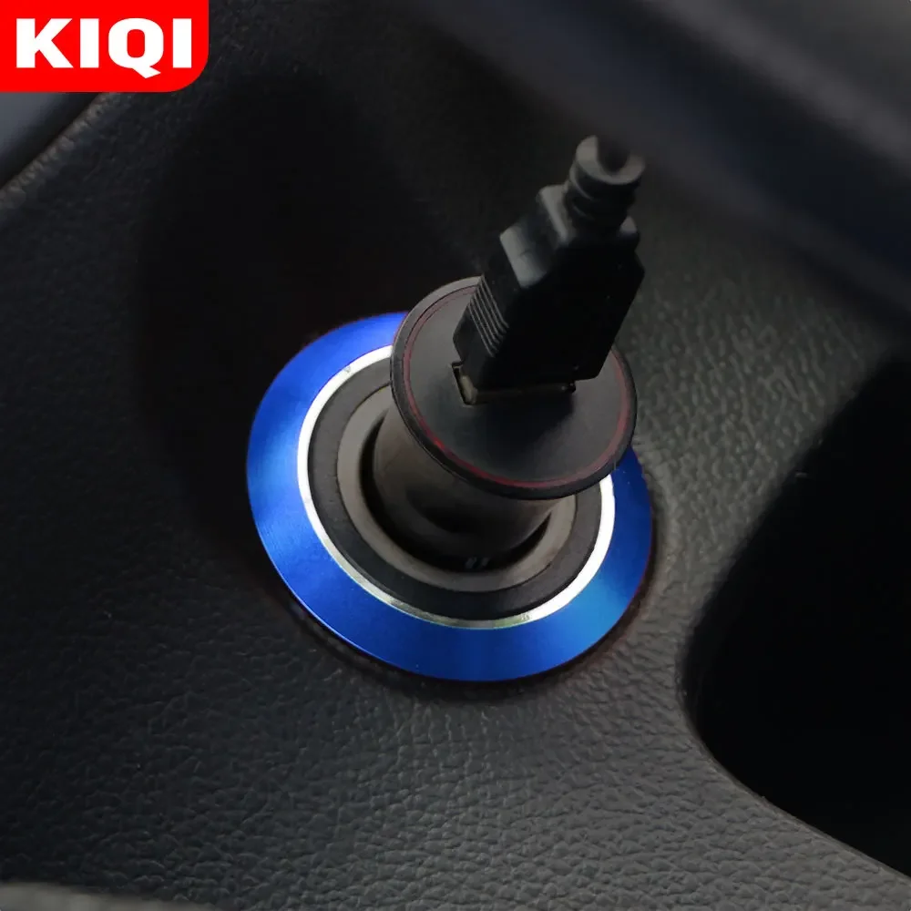 Car Cigarette Lighter Decoration Circle Trim Sticker for Chevrolet Chevy Cruze Sedan Hatchback Malibu 2009 - 2015 Accessories