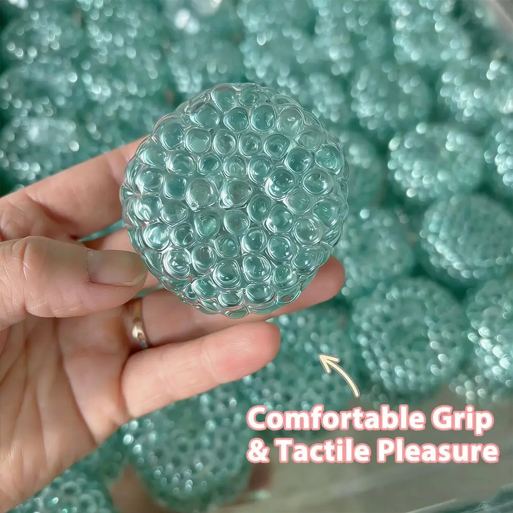 Squishy Bälle Eis-Perlen Stressabbau-Spielzeug Superweiche Mochi Fidget-Spielzeuge mit Langsam Zurückfedernder Textur für Kinder und Erwachsene zur Angstlinderung und Entspannung