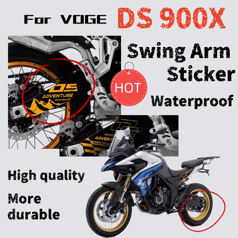

For VOGE DS900X waterproof sticker rear rocker arm sunscreen decal version flower print modified accessories