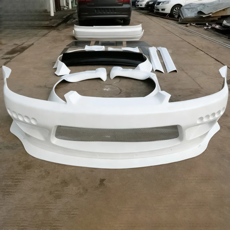 Yuhang High Quality FRP Rocket Bunny Kit For S15 Silvia Front Lip Fender Diffuser Spoiler Perfect Fitment