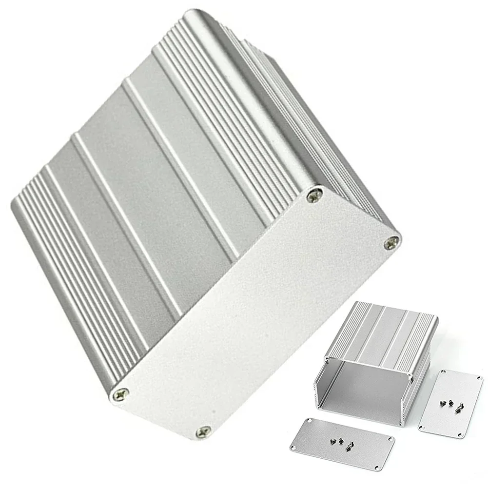 صندوق مشروع إلكتروني صديق للهواية مصنوع من الألومنيوم بحجم أبعاد 3 94 × 3 94 × 1 97 بوصة