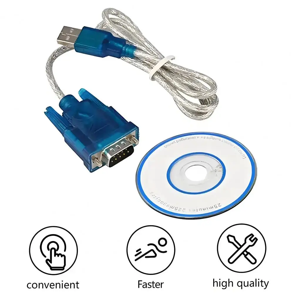 Usb to Rs232 Cable Usb to Rs232 Adapter Cable 9-pin Db9 Male to Usb 2.0 Converter with Windows 7/8/9/10 Systems 2.0 Rs232 Cable