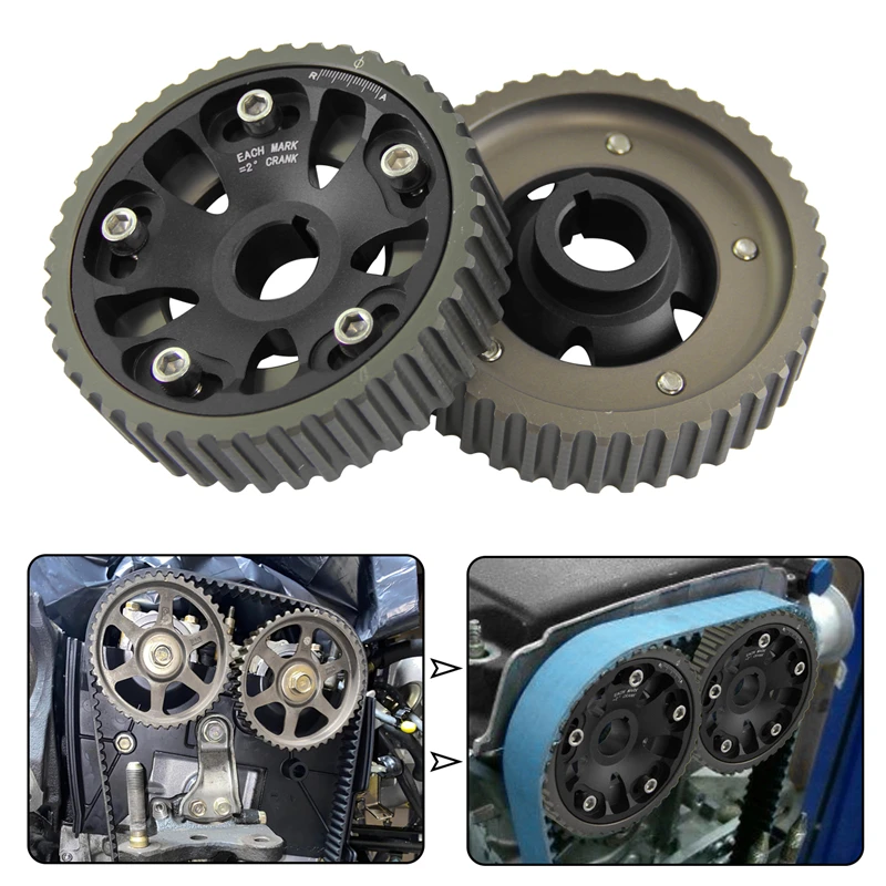 

Регулируемые кулачковые шестерни, 2 шт., подходят для Honda Accord SiR-T Prelude Base, тип SH 97-01 Prelude Si VTEC 93-96 H22 DOHC VTEC