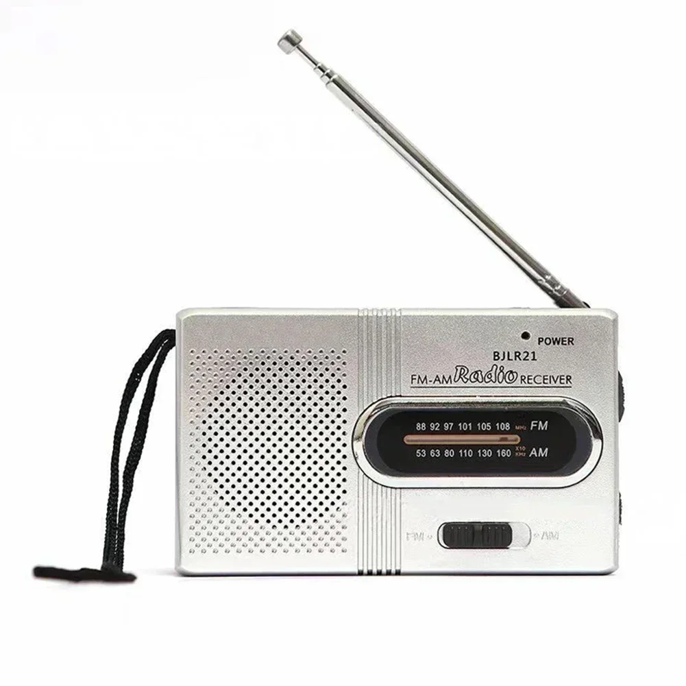 Portable Retro Pocket Radio With Telescopic Antenna Full Band Handheld Weather Radio SW AM FM Battery Powered Elder Radio