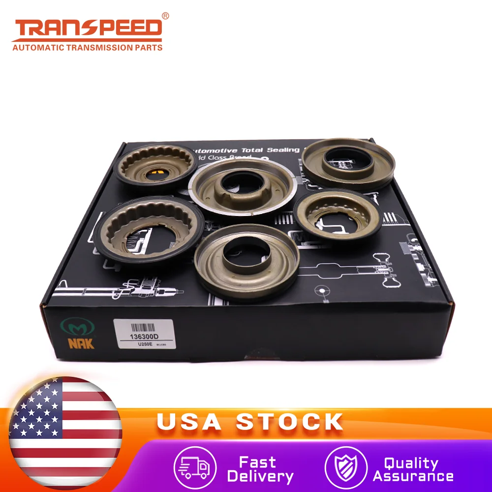 

NEW TRANSPEED U250E U250 Transmission Rebuild Parts NAK Piston Kit For TOYOTA