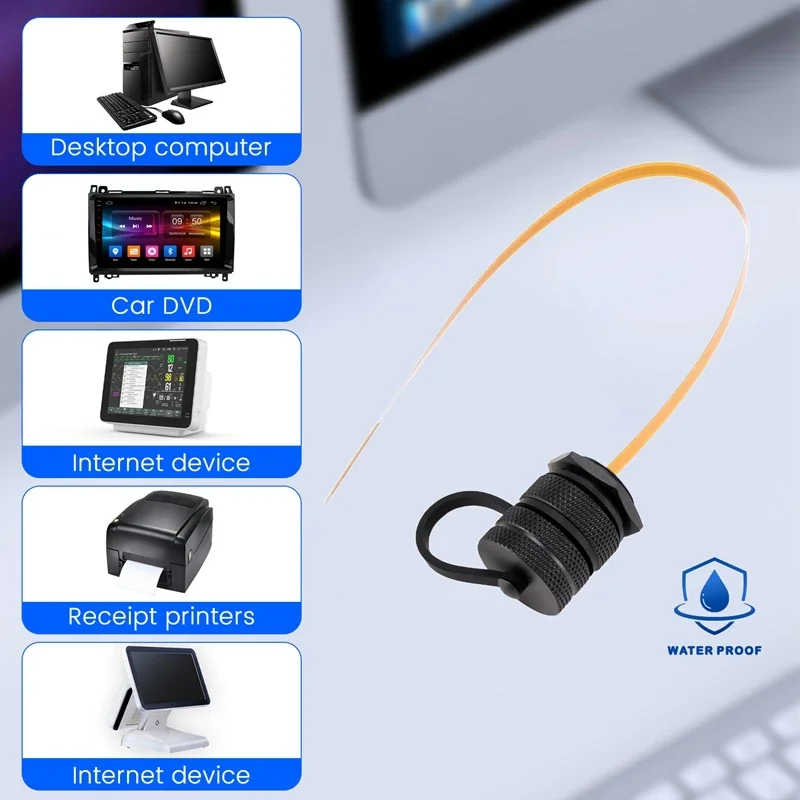 For Micro-Sd Card IP67 Extension Cable Micro-SD (TF) Card Flex Extender FPC Waterproof Cable For Cabinet Chassis Case