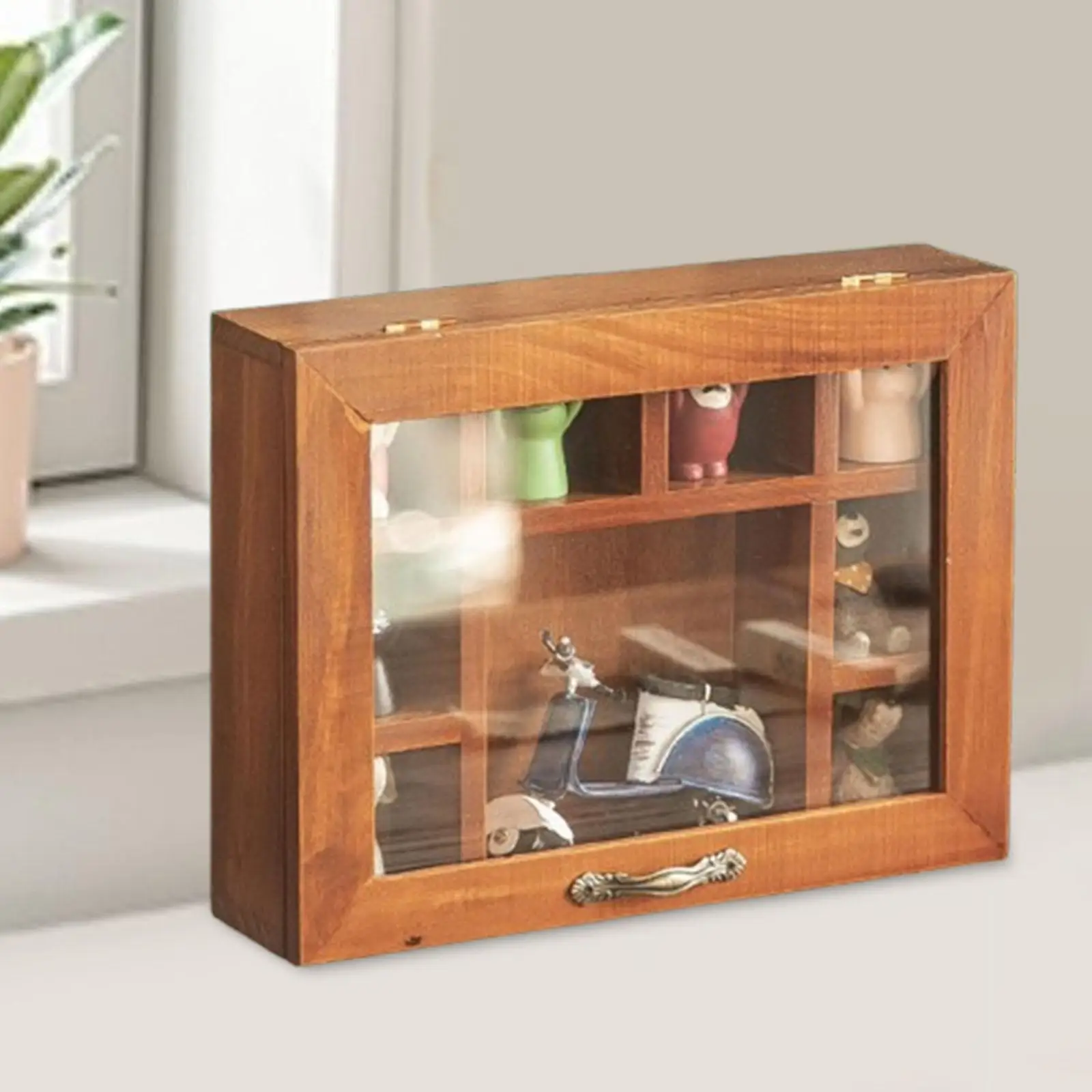 

Настольный шкаф для хранения, многоцелевой с дверцей, держатель для сережек, держатель для косметики, женские кофейные кружки, коллекционные предметы, гостевая комната