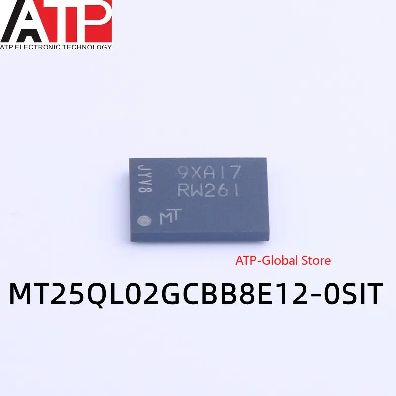 1pcs MT25QL02GCBB8E12-0SIT 9XA17 RW261 TPBGA-24 MT25QL02GCBB8E12 Original inventory of integrated chip IC