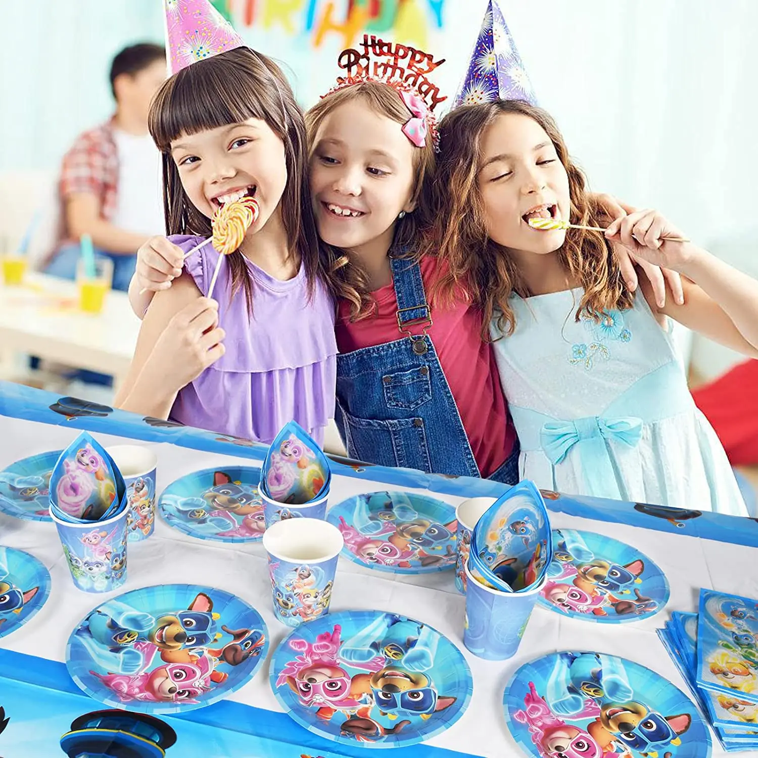 PAW Patrol Birthday Party Decoration Kit Kids Toy Aluminum Foil Latex Balloon Disposable Tableware Event Supplies Banner Backdro