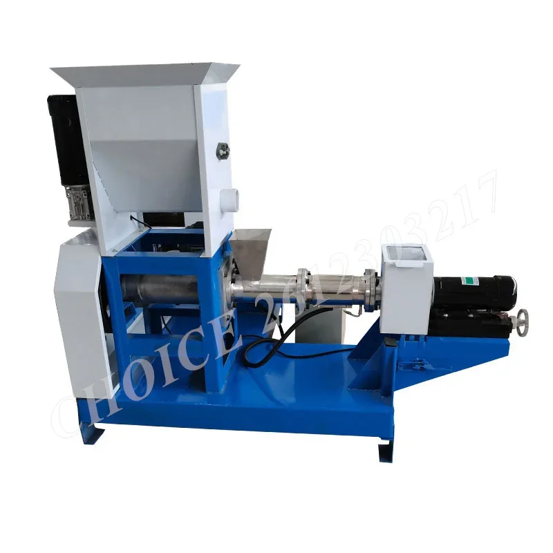 Automatic Animal Feed Food Pellet Mill Extruder Pet Dog Food Processing Line Floating Fish Feed Making Machine