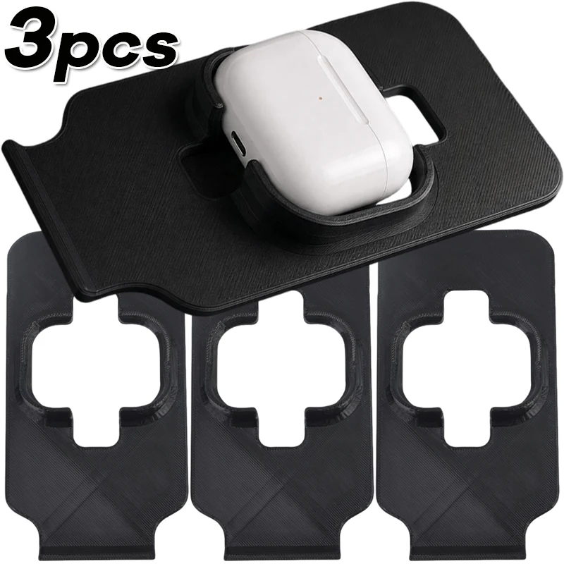 Center Console Earphones Charging Holder for Tesla Model 3 / Model Y Precision Fit Wireless Charging Holder for AirPods Pro 3