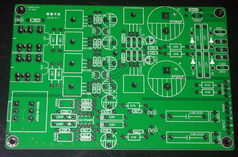 

2018 New Version Lehmann Headphone Amplifier Lehmann Headphone Amplifier Front PCB Straight Rigid