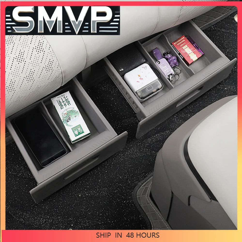 

New 2 Pcs For Zeekr 7X 2024 2025 Rear Seat Storage Box Interior Waterproof And Leak Proof Modification Product Silicone Storage