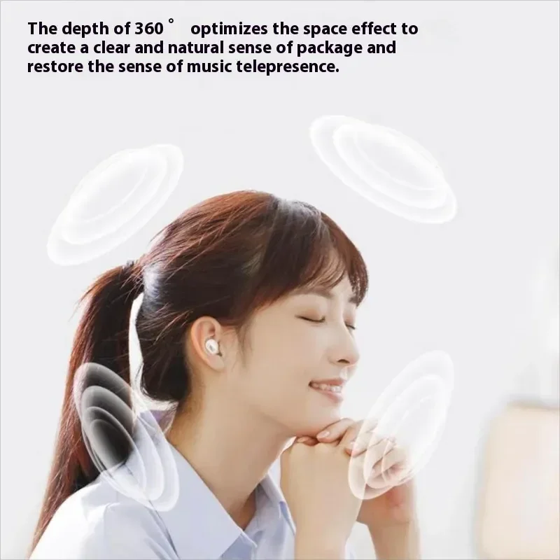 1MORE M10 Wireless Earphones In Ear HiFi Panoramic Stereo Sound Noise Reduction Long Battery Life Headphone Custom Sleep Earbuds