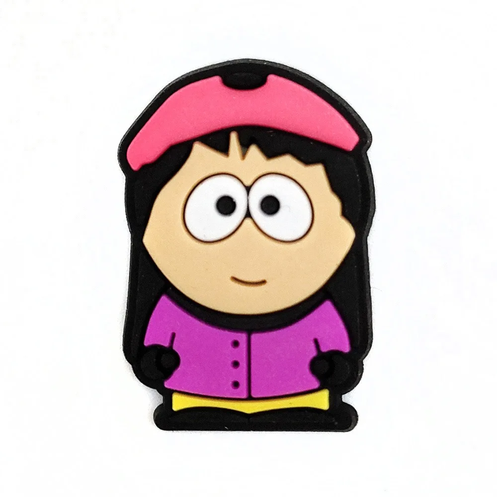 16-46 Stück Hot Toys South Park Schuh-Charms, Cartoon-Schuh-Dekorationszubehör, Schnallen, passend für Clogs, Sandalen, Armbänder, Freunde, Geschenke – Detail 18