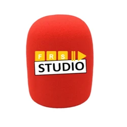 Customize Logo for Round Mic Foam Windscreen Wndshields Fit on Most Handheld Microphones SM58 Rode NT1-A