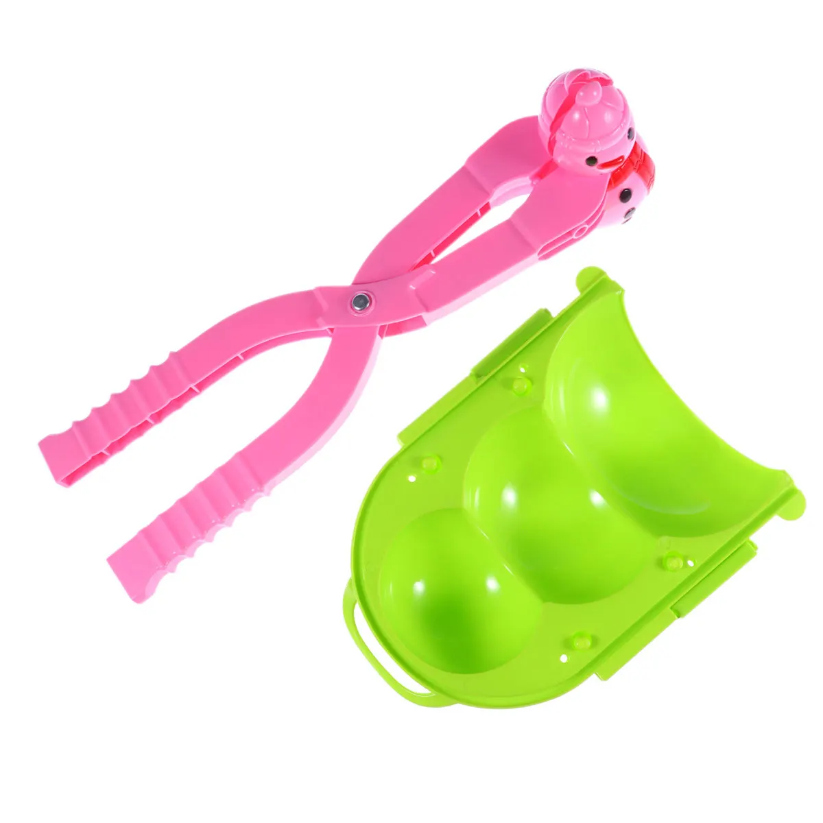 

2Pcs Maker Clip Cartoon Design Fast Snow Ball Making Tool for Winter Outdoor Activities Sand Mud Bath Mold