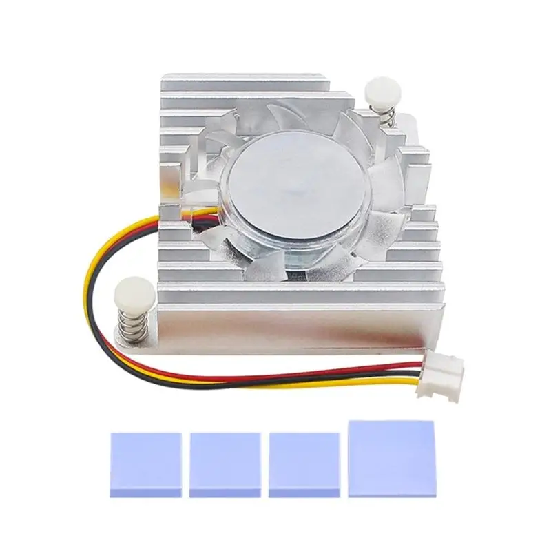 Aluminum Cooling Radiators Heatsink for Banana Board Cooling Fan Heat Sink Pad Improved Heat Dissipation