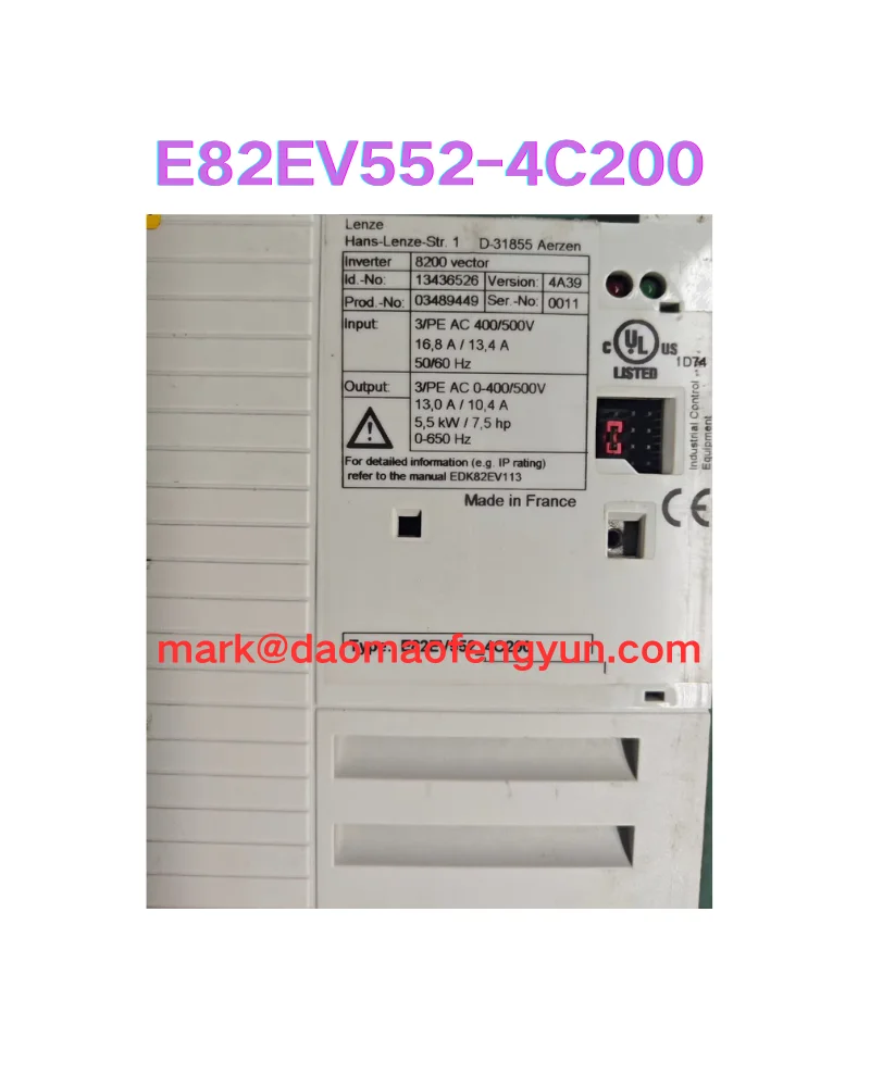 

E82EV552-4C200 Б/у Тест привода ОК