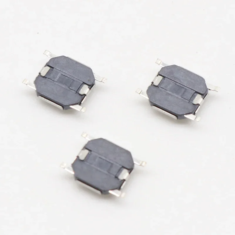 100 buah/lot SMD 4*4*1.5MM Button tombol tekan taktil sakelar mikro sementara