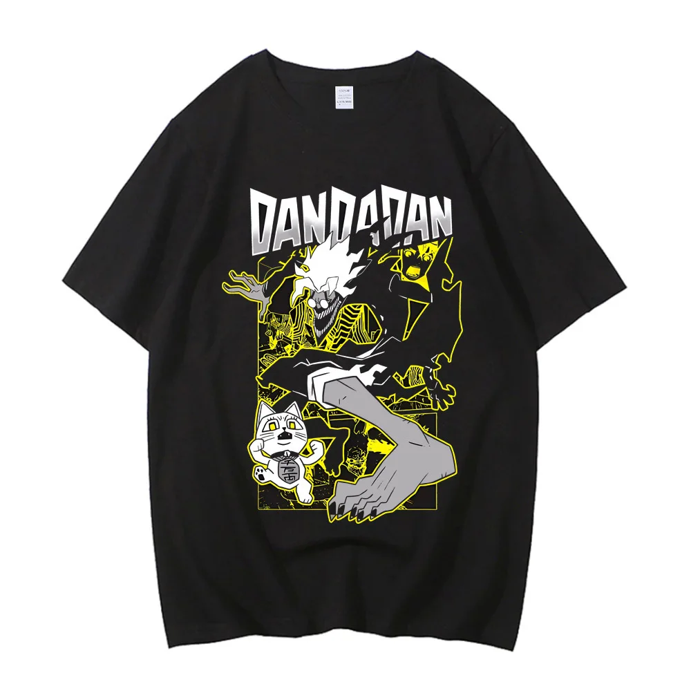 Dandadan Okarun Top Tees Cotton High Quality male Gothic 2000s Vintage Trendy t-shirt Colorful Digital anime Pastel Comfortable