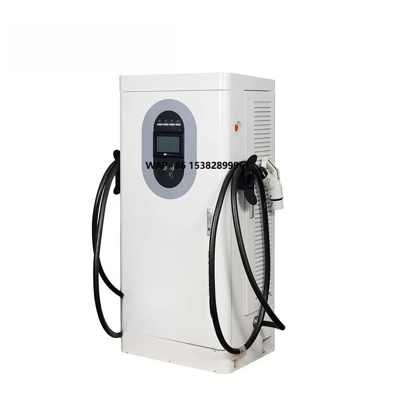 AMPPAL High Quality 60kw DC Electric Car Charging Stations Vertical 60kw Dc Ev Floor-Mounted Solutions