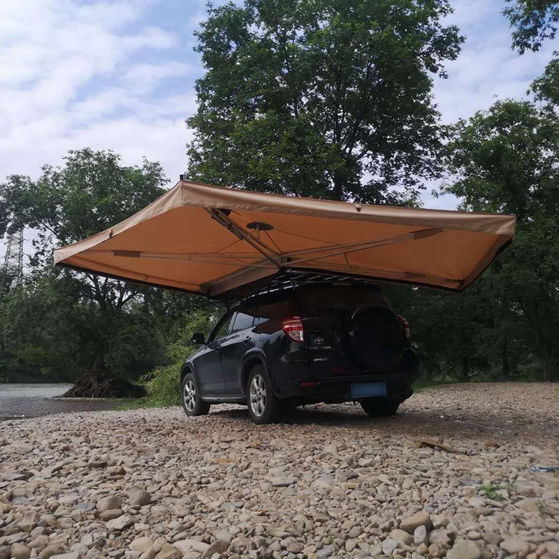 270 Degree Awning Tent Right Legless Car Freestanding Legless Car Awning