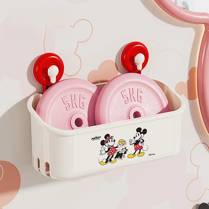 Mickey Dopamine Suction Cup Shelf for Walls—No Drilling Required—Heavy-Duty, Drainable Storage Box for Bathroom Walls - view 3