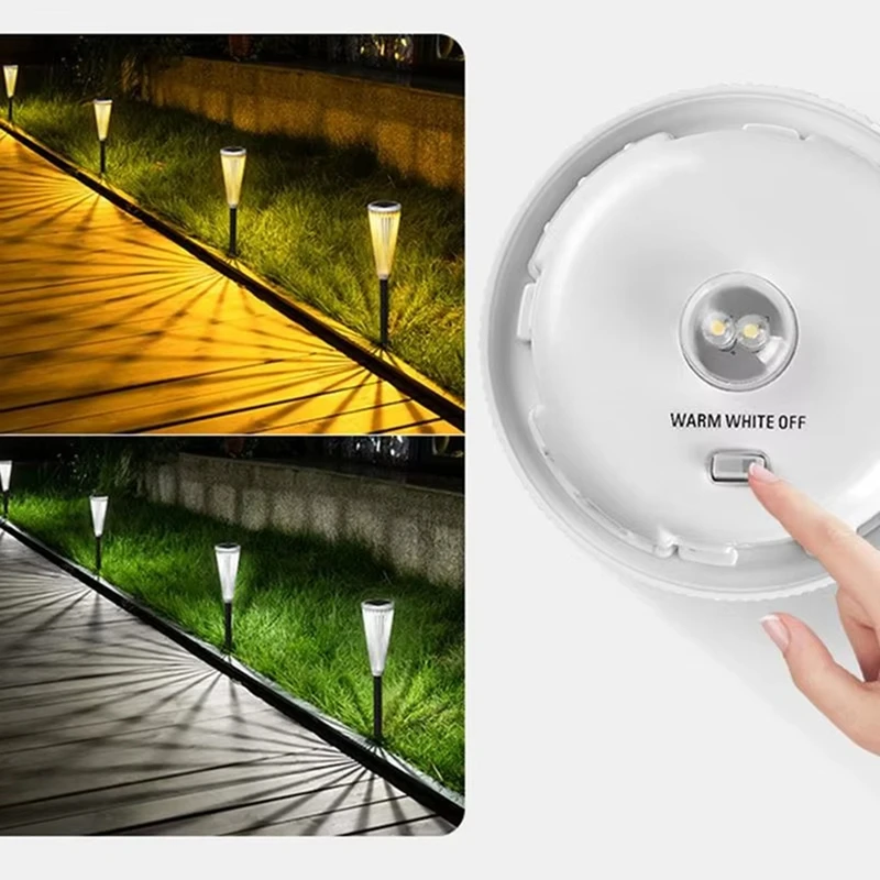 Solar-Gartenleuchten, wasserdicht, für den Weg, den Garten, den Außenbereich, LED-Beleuchtung für den Garten, Rasen, Hof