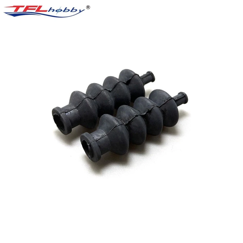 TFL Genuine Parts 2pcs Flex-Rod Boots, Linkage rod boots, Waterproof Organ shaped Sleeve for RC Boat